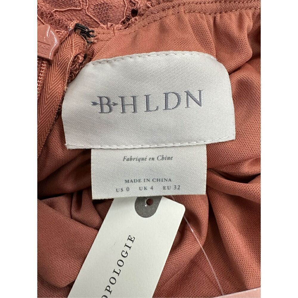 BHLDN (Anthropology) Zoe Open-Back Lace Midi Dress MSRP $248 - Picture 10 of 12